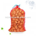 mesh bags for onions, fruit and vegetable mesh bag red violet color